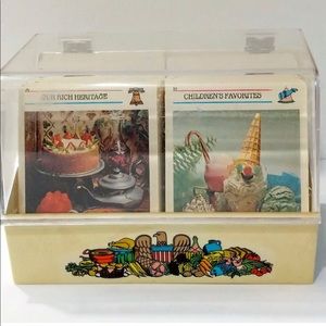Vintage 1973 McCalls Great American Recipe Card Collection Index Cooking Recipes